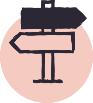Two signposts