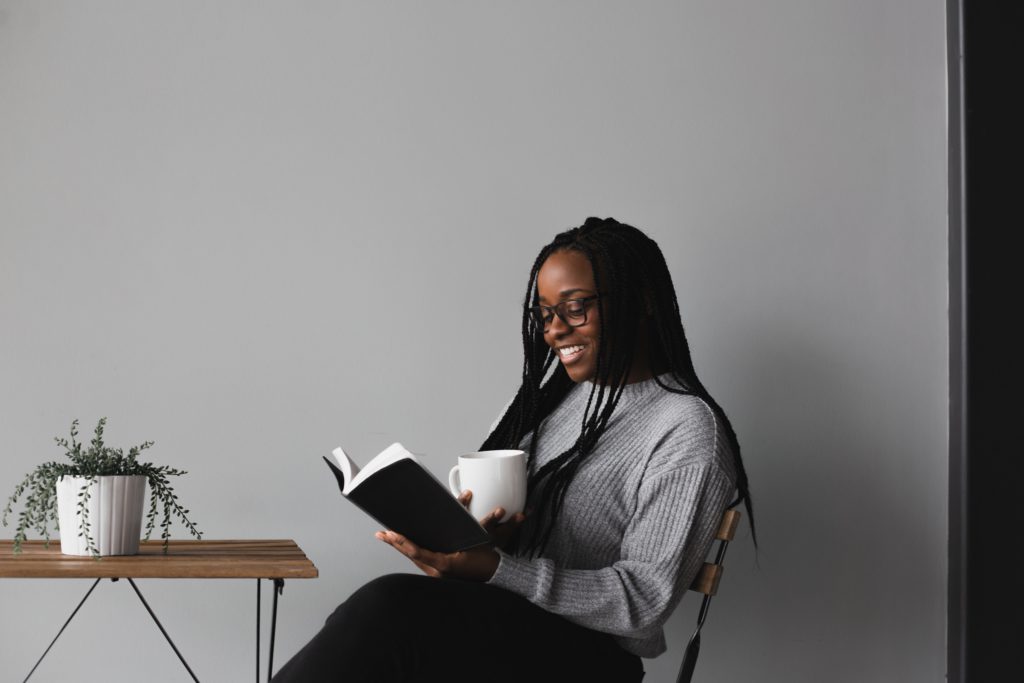 person reading
