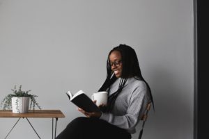person reading