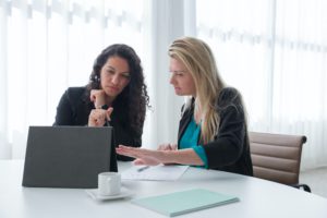 people working together